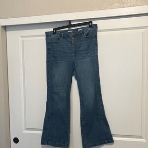 sofia by sofia vergara Medium Blue High-Rise Flare Jeans